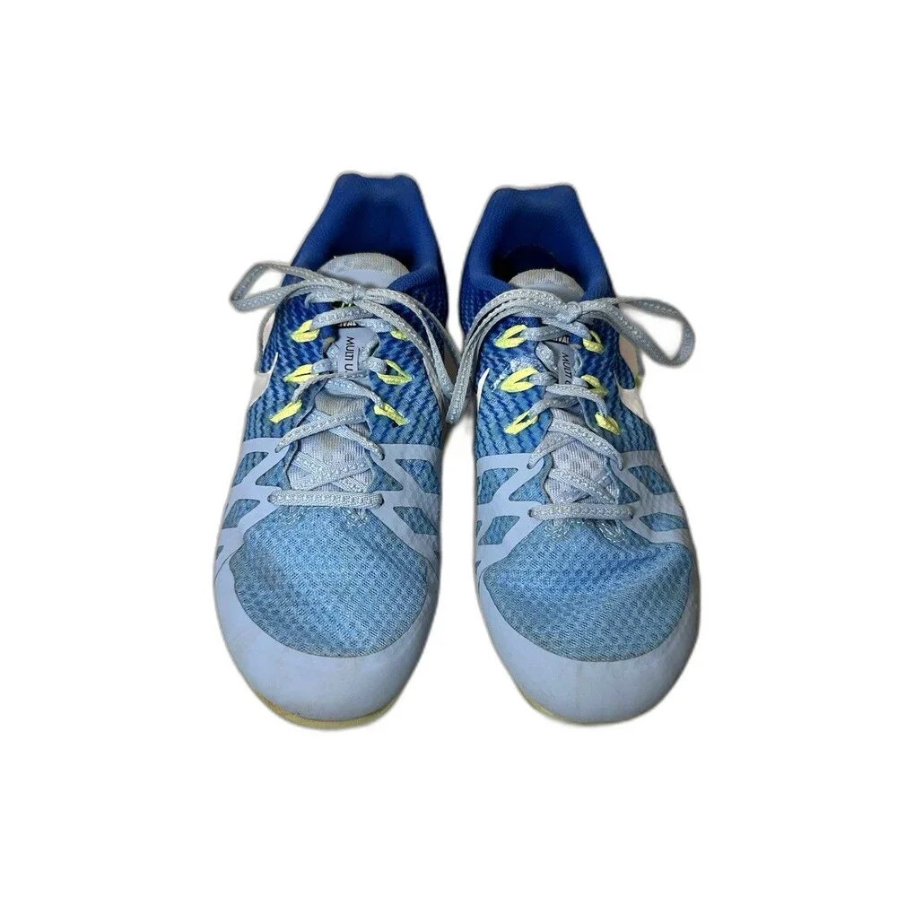 Nike Zoom Rival M 8 Track & Field Spikes Women's Size 10 Blue Volt 806559-401